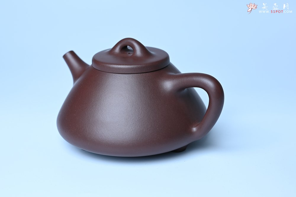 紫砂壶图片：美壶特惠 特好老紫泥子冶石瓢 - 美壶网