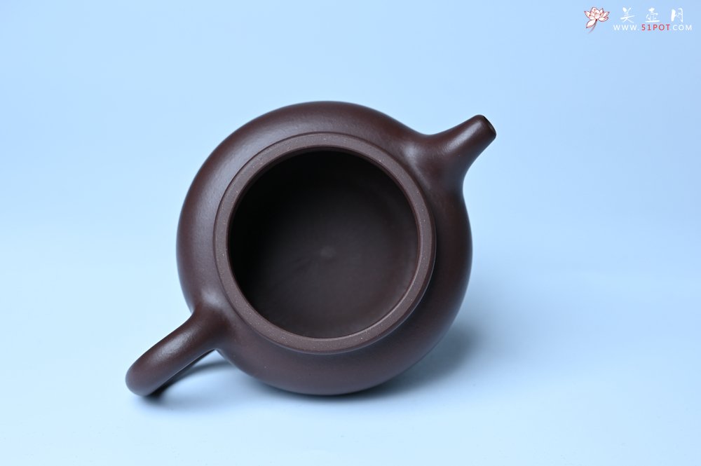 紫砂壶图片：特好老紫泥全手工仿古壶 茶人醉爱 - 美壶网