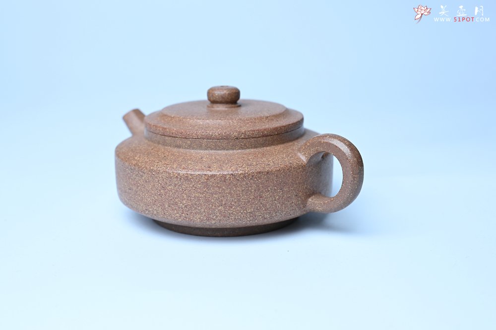 紫砂壶图片：美壶特惠 紫砂壶手工手制特好五彩老段泥还原烧周盘壶 茶壶 茶具 单壶 - 美壶网
