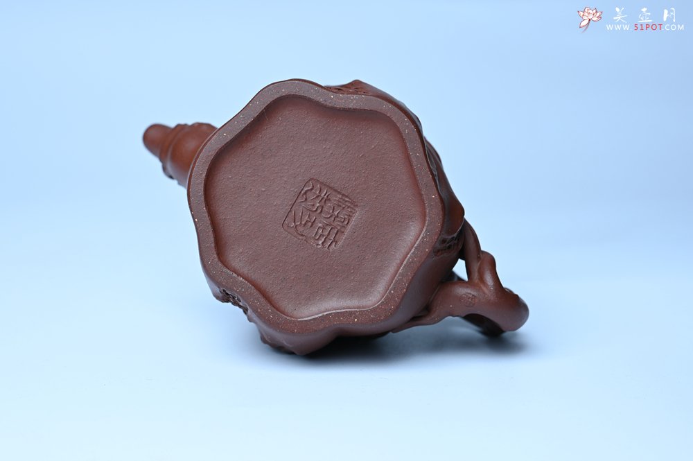 紫砂壶图片：美壶特惠 精品底槽青全手工留痕壶 细节生动 - 美壶网