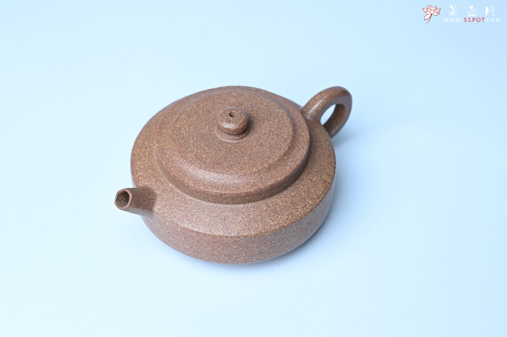 紫砂壶图片：美壶特惠 紫砂壶手工手制特好五彩老段泥还原烧周盘壶 茶壶 茶具 单壶 - 美壶网