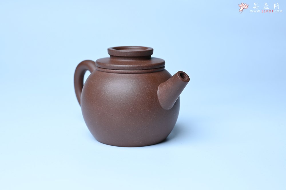 紫砂壶图片：美壶特惠 精致黑星红拼紫泥（家藏限量）巨轮小壶 茶人醉爱 - 美壶网