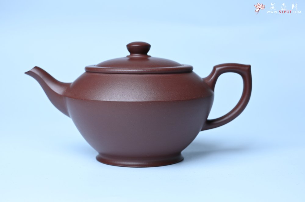 紫砂壶图片：潜力股周小培老师 4号井深井红皮龙 全手工汉云壶 - 美壶网