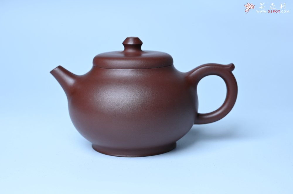 紫砂壶图片：潜力股周小培老师 4号井深井红皮龙全手工修德壶 养后特润 期待与您结缘 - 美壶网