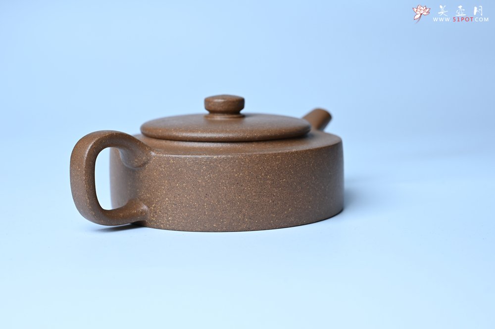 紫砂壶图片：美壶特惠  精工老段周盘壶 小壶难做 易泡养 杀茶利器 - 美壶网