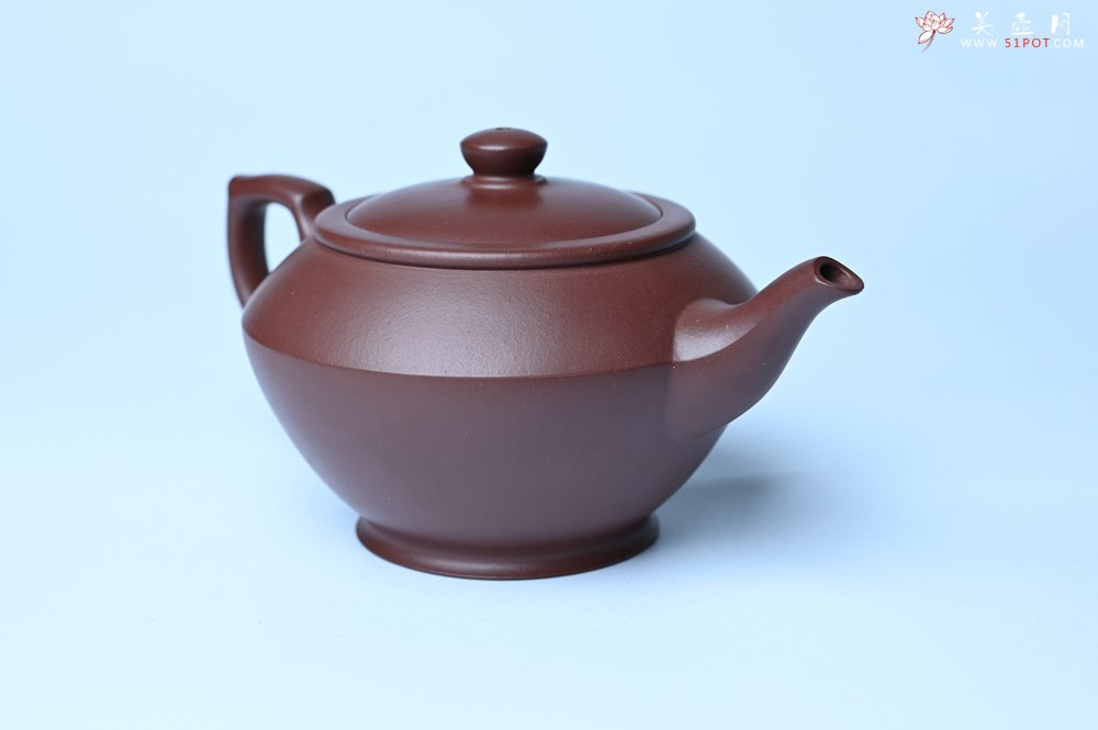 紫砂壶图片：潜力股周小培老师 4号井深井红皮龙 全手工汉云壶 - 美壶网