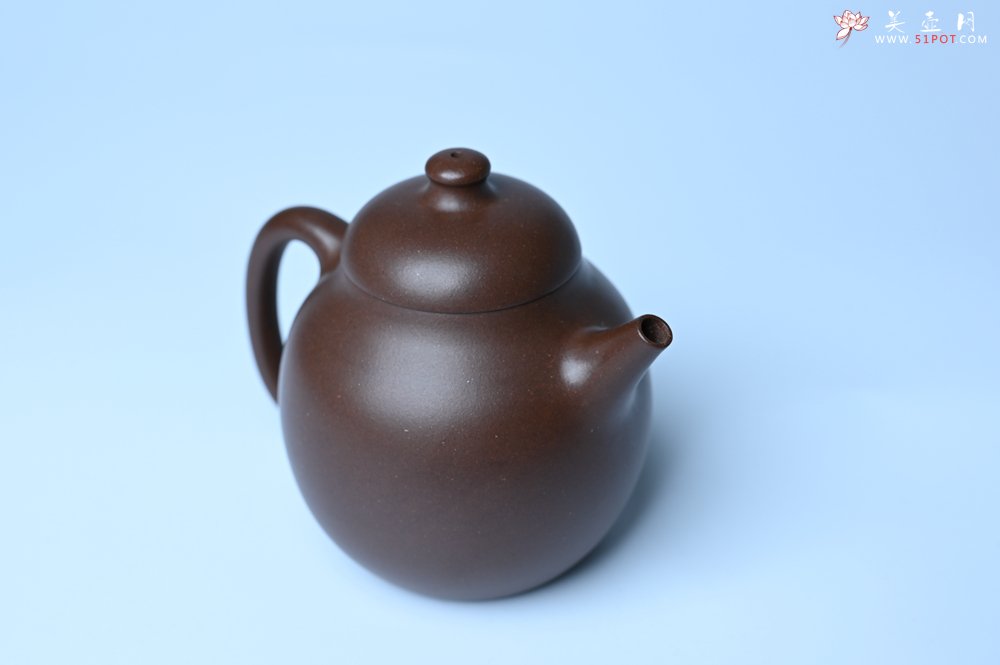 紫砂壶图片：美壶特惠 特好老紫泥龙蛋壶 茶人醉爱 - 美壶网