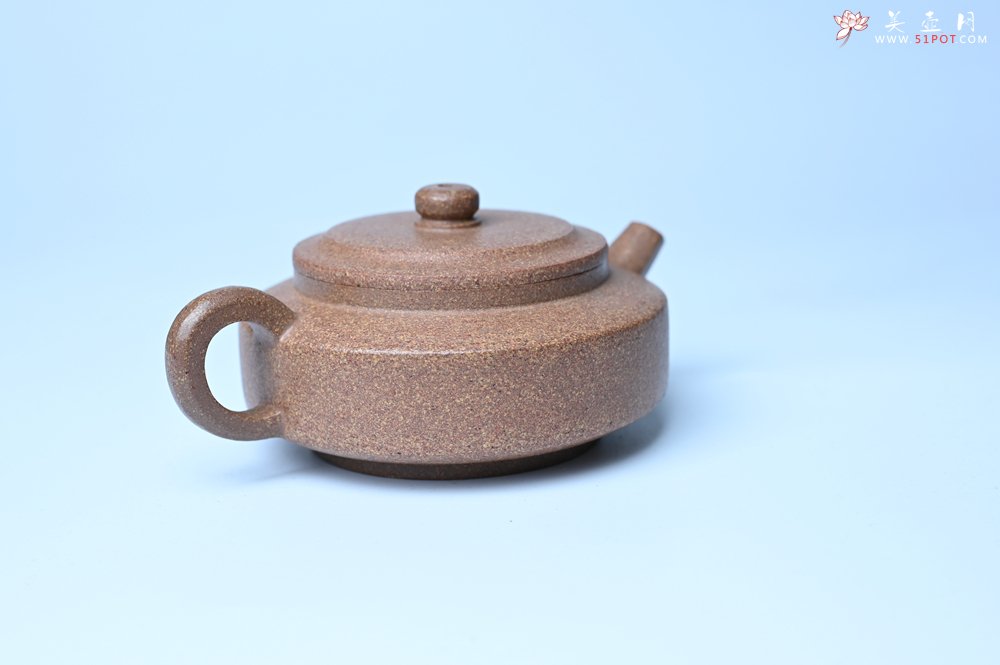 紫砂壶图片：美壶特惠 紫砂壶手工手制特好五彩老段泥还原烧周盘壶 茶壶 茶具 单壶 - 美壶网