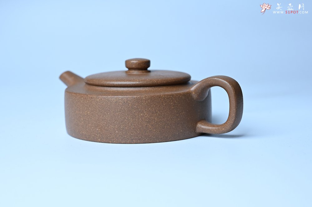 紫砂壶图片：美壶特惠  精工老段周盘壶 小壶难做 易泡养 杀茶利器 - 美壶网