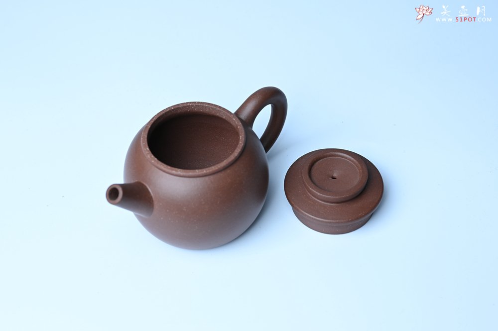 紫砂壶图片：美壶特惠 精致黑星红拼紫泥（家藏限量）巨轮小壶 茶人醉爱 - 美壶网