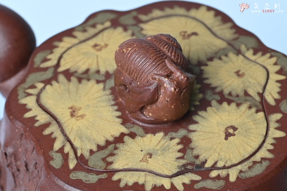 紫砂壶图片：美壶特惠 精品底槽青全手工留痕壶 细节生动 - 美壶网