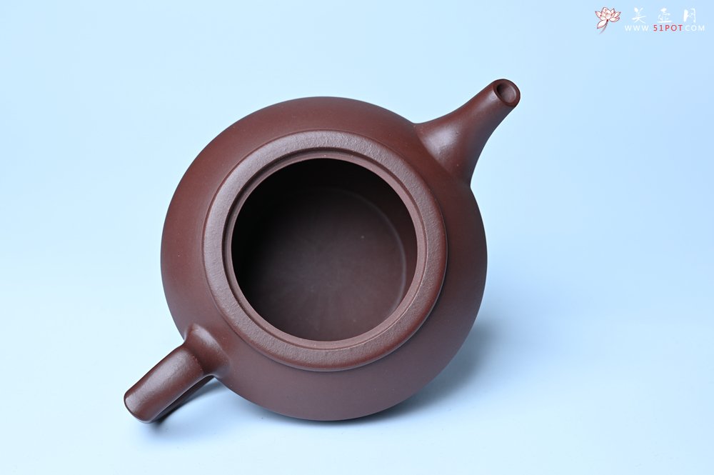 紫砂壶图片：潜力股周小培老师 4号井深井红皮龙 全手工汉云壶 - 美壶网