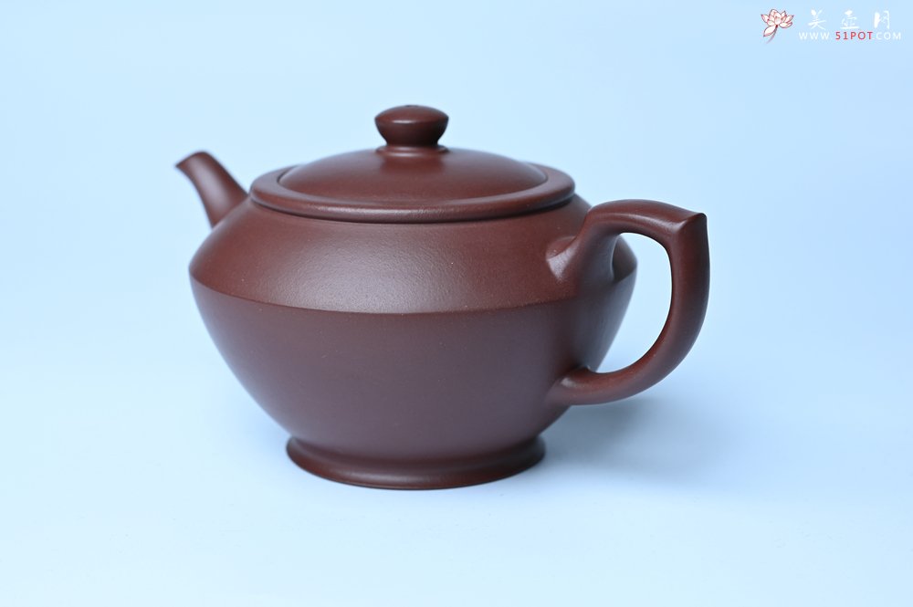紫砂壶图片：潜力股周小培老师 4号井深井红皮龙 全手工汉云壶 - 美壶网