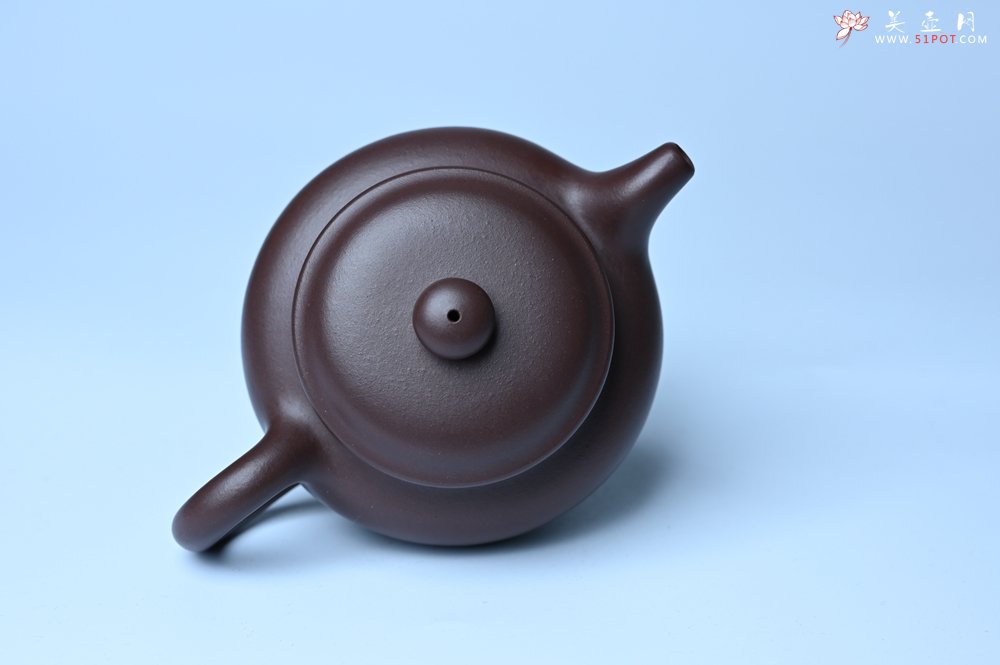 紫砂壶图片：特好老紫泥全手工仿古壶 茶人醉爱 - 美壶网