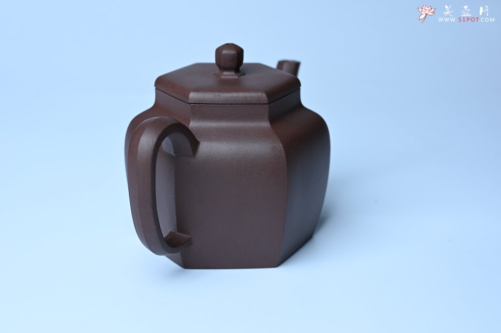 紫砂壶图片：美壶特惠 潜力股凌晨老师 精致紫泥全手工高登壶 期待与您结缘 - 美壶网