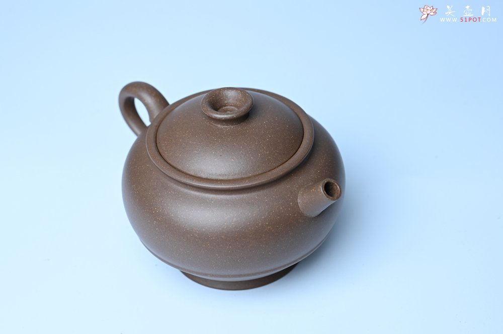 紫砂壶图片：美壶特惠 紫砂壶手工手制青灰段泥巨轮壶 茶壶 茶具 单壶 - 美壶网