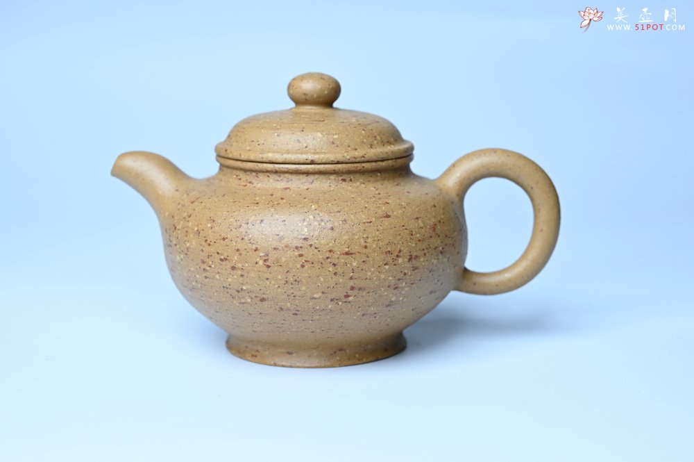 紫砂壶图片：美壶特惠 特好粗砂桃花段泥掇只紫砂壶 茶人醉爱 - 美壶网