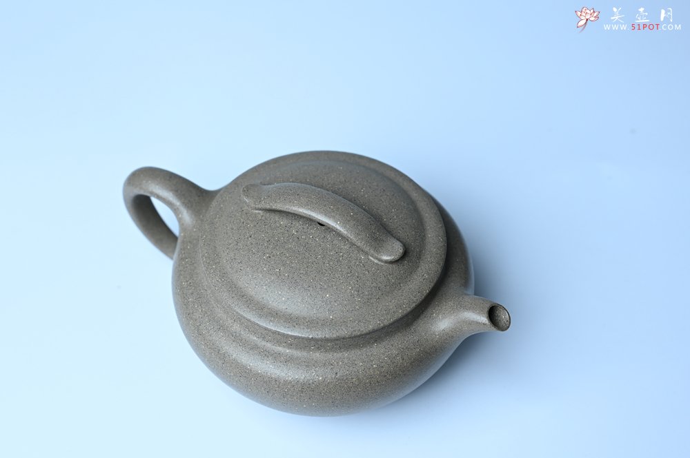 紫砂壶图片：美壶特惠 特好芝麻绿泥云帆紫砂壶 茶人醉爱 - 美壶网