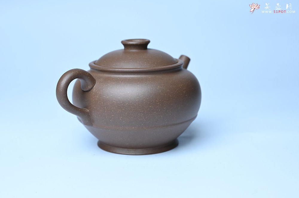 紫砂壶图片：美壶特惠 紫砂壶手工手制青灰段泥巨轮壶 茶壶 茶具 单壶 - 美壶网