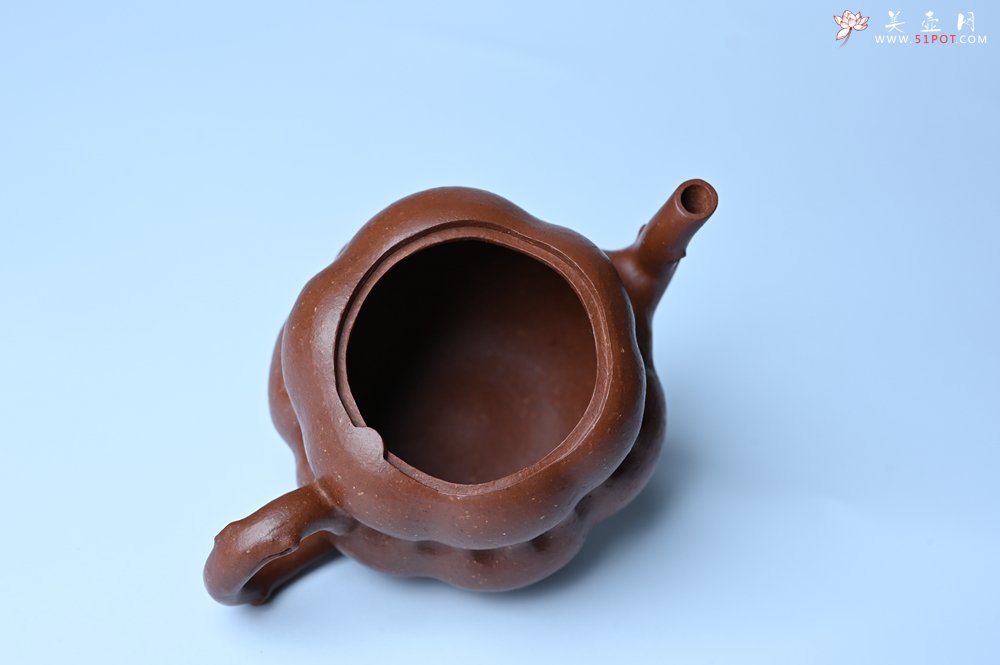 紫砂壶图片：美壶特惠 特好降坡泥 柿柿如意紫砂壶 肌理丰富生动 - 美壶网