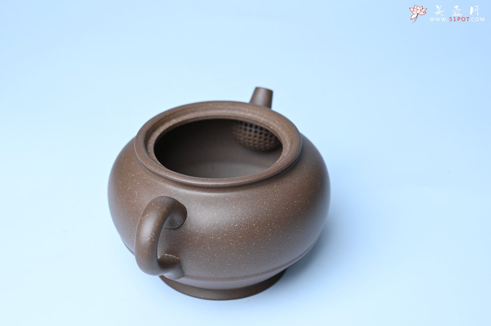 紫砂壶图片：美壶特惠 紫砂壶手工手制青灰段泥巨轮壶 茶壶 茶具 单壶 - 美壶网