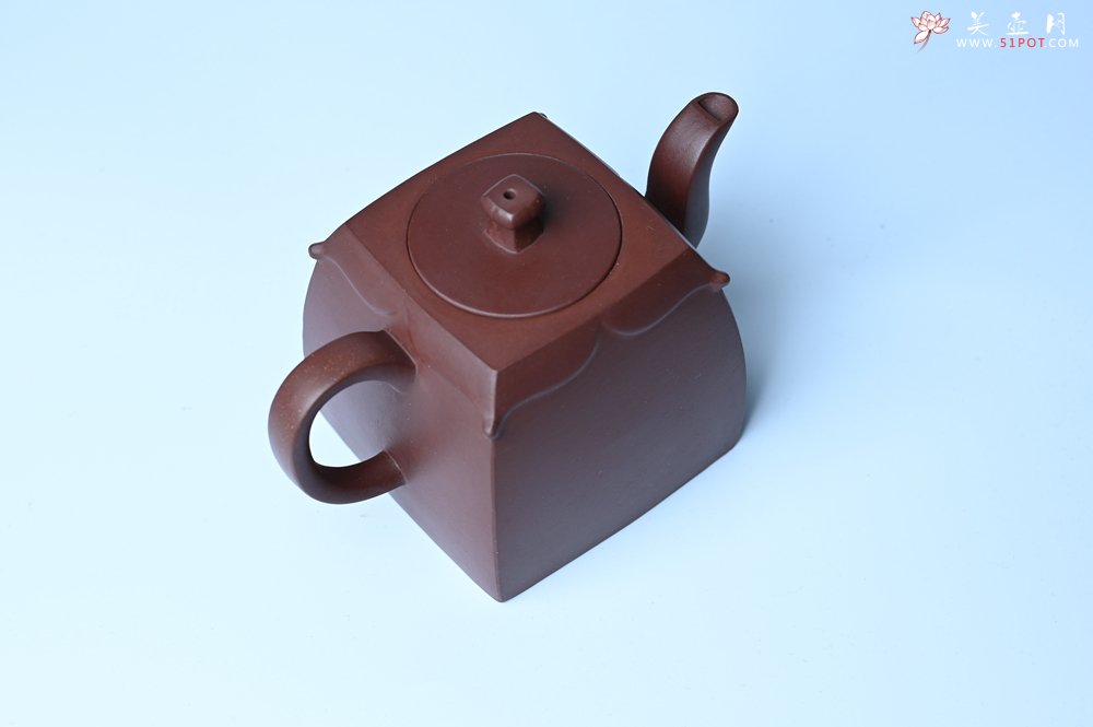 紫砂壶图片：美壶特惠 精致四方圆口壶 造型新颖 - 美壶网