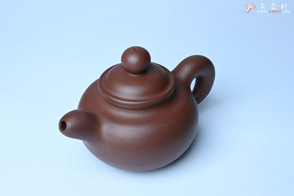 紫砂壶图片：美壶特惠 黑星红拼紫泥（家藏限量）道洪圆珠壶 - 美壶网