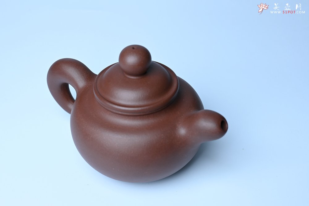 紫砂壶图片：美壶特惠 黑星红拼紫泥（家藏限量）道洪圆珠壶 - 美壶网