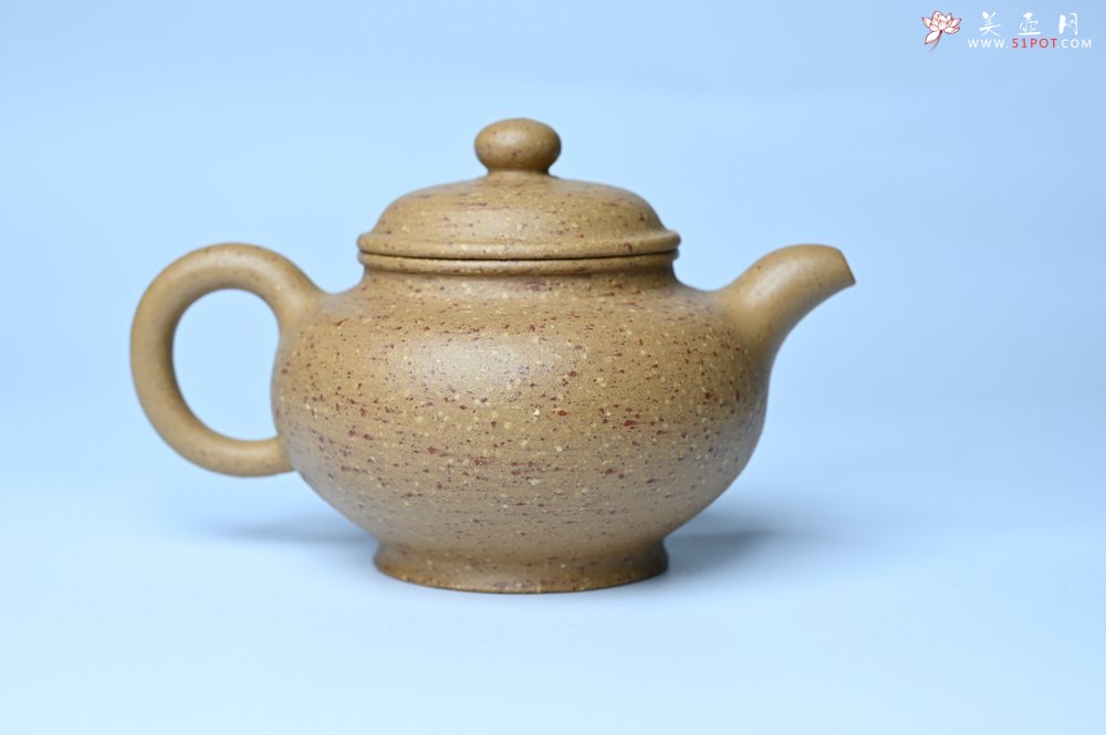 紫砂壶图片：美壶特惠 特好粗砂桃花段泥掇只紫砂壶 茶人醉爱 - 美壶网