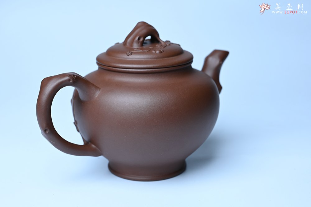 紫砂壶图片：美壶特惠 精致报春系列之梅花报春壶 - 美壶网
