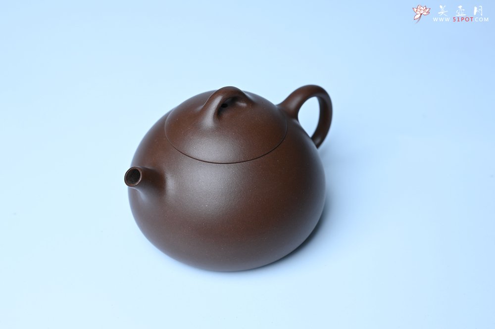 紫砂壶图片：美壶特惠 特好老紫泥小半月 茶人醉爱 - 美壶网