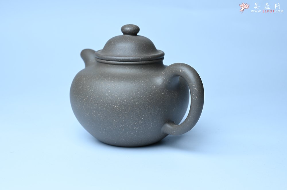 紫砂壶图片：美壶特惠 精致青段大亨掇只壶 茶人醉爱 - 美壶网