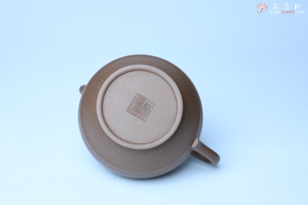 紫砂壶图片：美壶特惠 紫砂壶手工手制青灰段泥巨轮壶 茶壶 茶具 单壶 - 美壶网