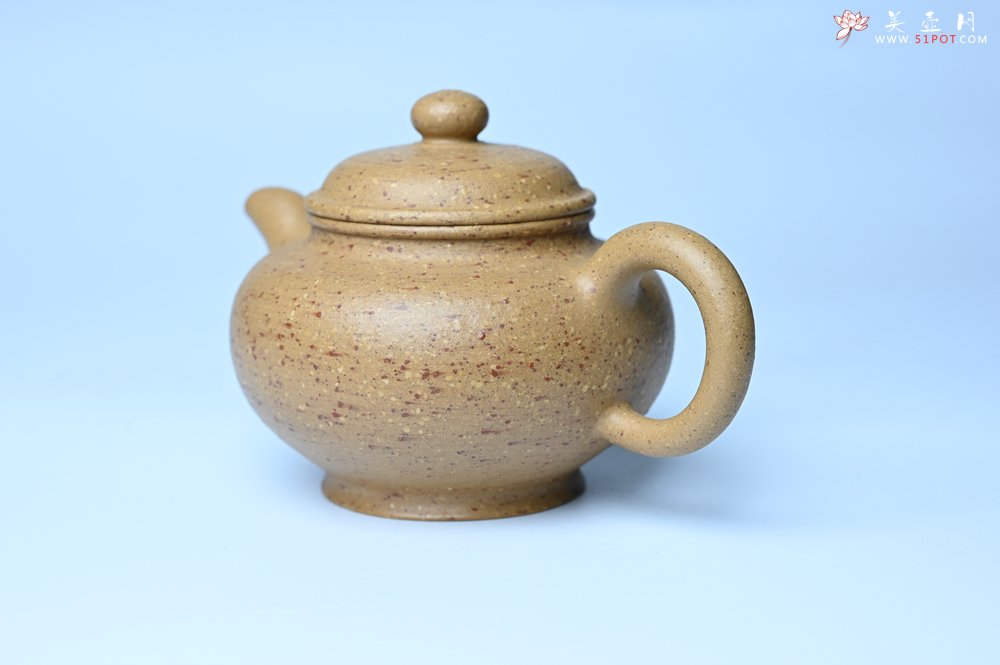 紫砂壶图片：美壶特惠 特好粗砂桃花段泥掇只紫砂壶 茶人醉爱 - 美壶网