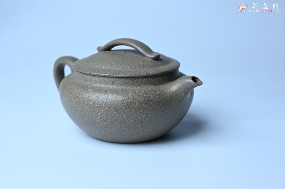 紫砂壶图片：美壶特惠 特好芝麻绿泥云帆紫砂壶 茶人醉爱 - 美壶网