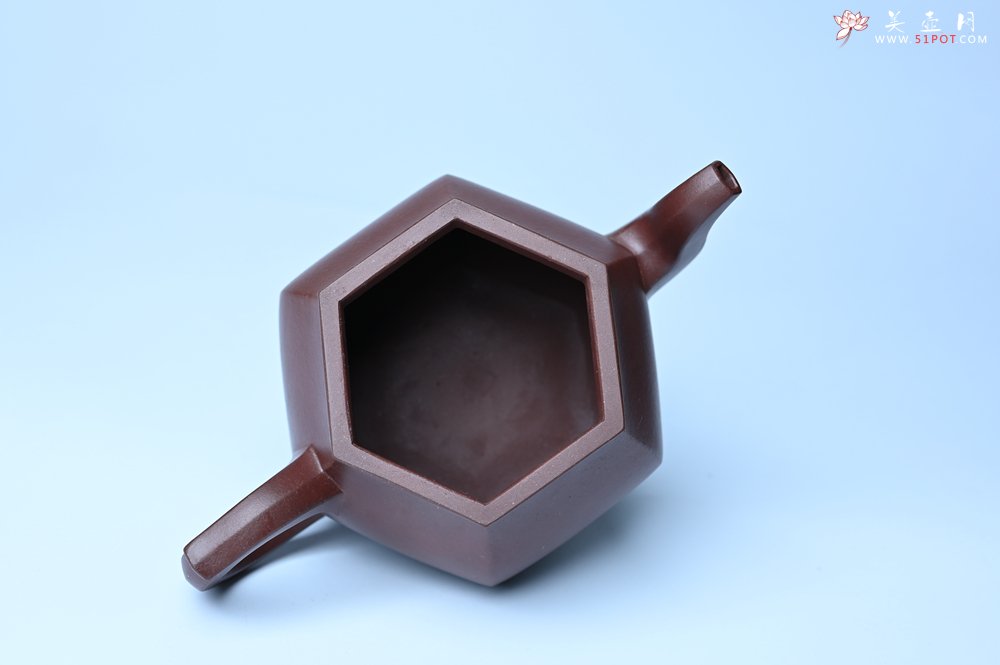 紫砂壶图片：全手工六方高韵 韵味悠长 - 美壶网