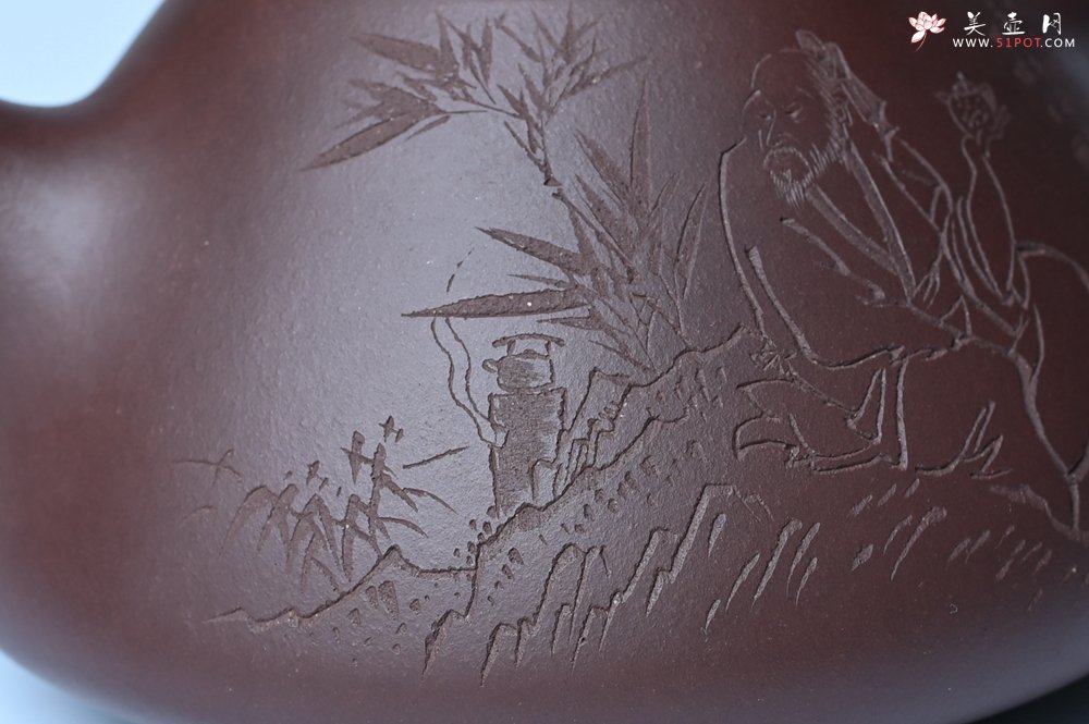 紫砂壶图片：潜力股周小培 特好全手工底槽清子冶石瓢 助工装饰品茶玩壶图 特文气 - 美壶网