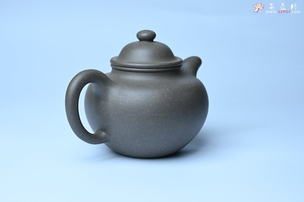 紫砂壶图片：美壶特惠 精致青段大亨掇只壶 茶人醉爱 - 美壶网