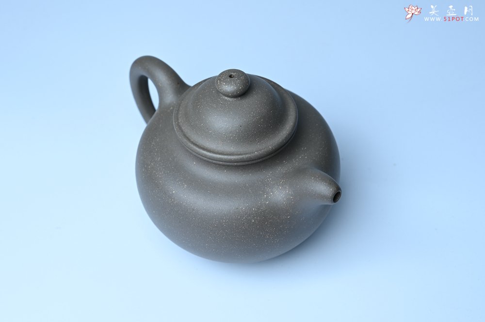 紫砂壶图片：美壶特惠 精致青段大亨掇只壶 茶人醉爱 - 美壶网