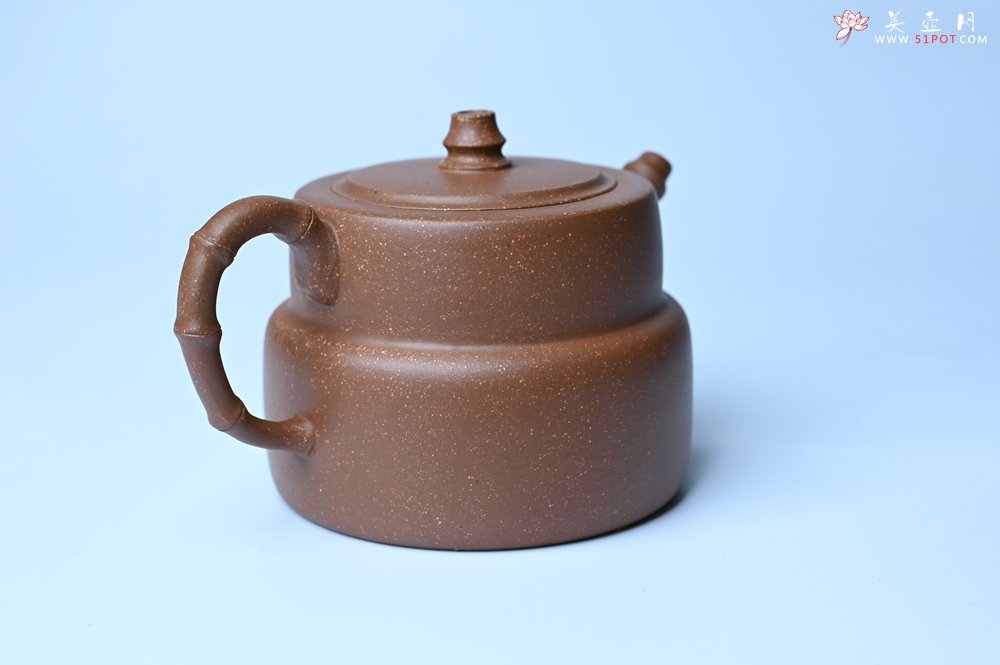 紫砂壶图片：美壶特惠 精致秀雅趣竹壶 茶人醉爱 - 美壶网