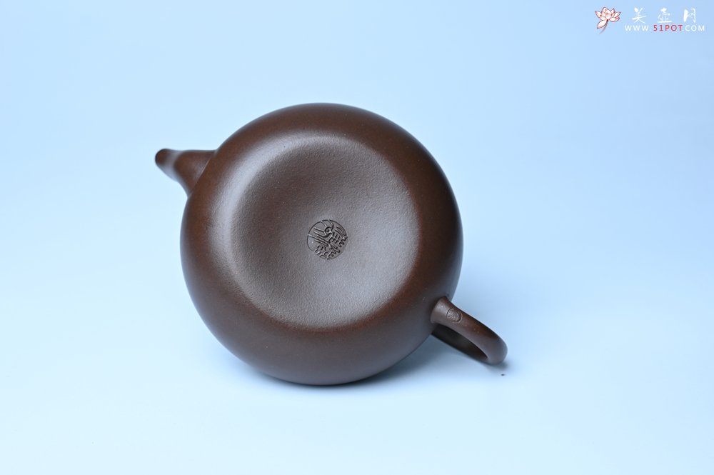 紫砂壶图片：美壶特惠 特好老紫泥茄段梨形壶 茶人醉爱 - 美壶网