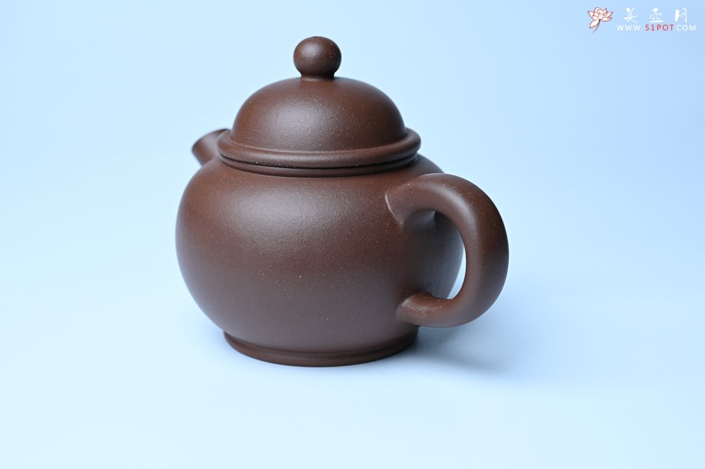 紫砂壶图片：美壶特惠 精致黑星红拼紫泥（家藏限量）大炮巨轮壶 球孔出水爽利 茶人醉爱 - 美壶网