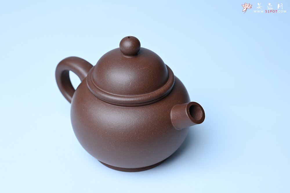 紫砂壶图片：美壶特惠 精致黑星红拼紫泥（家藏限量）大炮巨轮壶 球孔出水爽利 茶人醉爱 - 美壶网