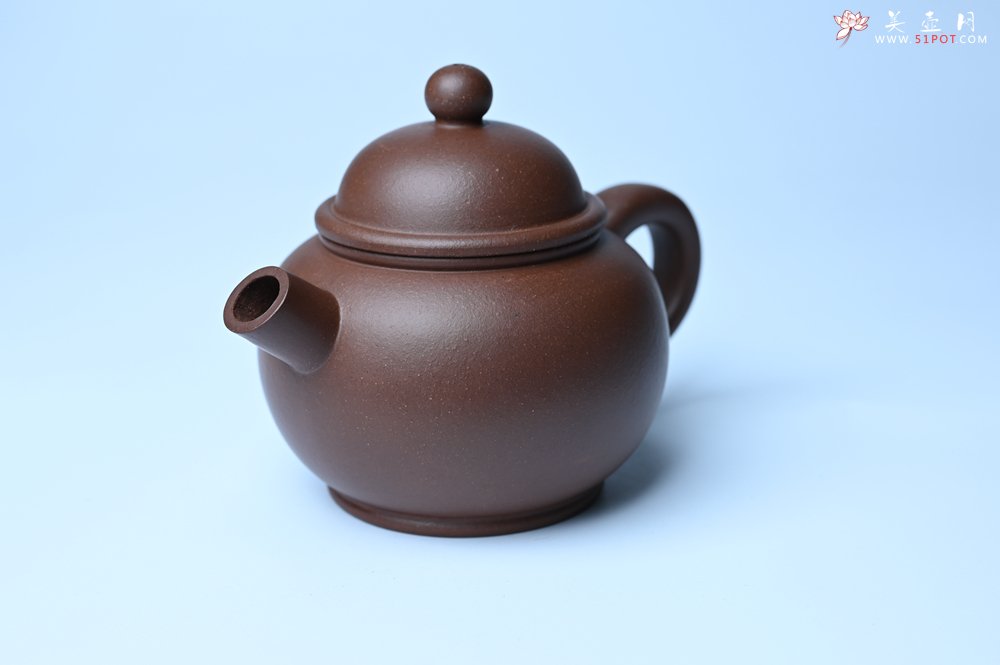 紫砂壶图片：美壶特惠 精致黑星红拼紫泥（家藏限量）大炮巨轮壶 球孔出水爽利 茶人醉爱 - 美壶网