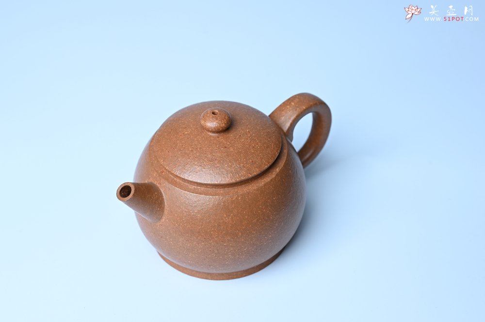 紫砂壶图片：美壶特惠 特好黄降坡泥巨轮珠紫砂壶 茶人醉爱 - 美壶网