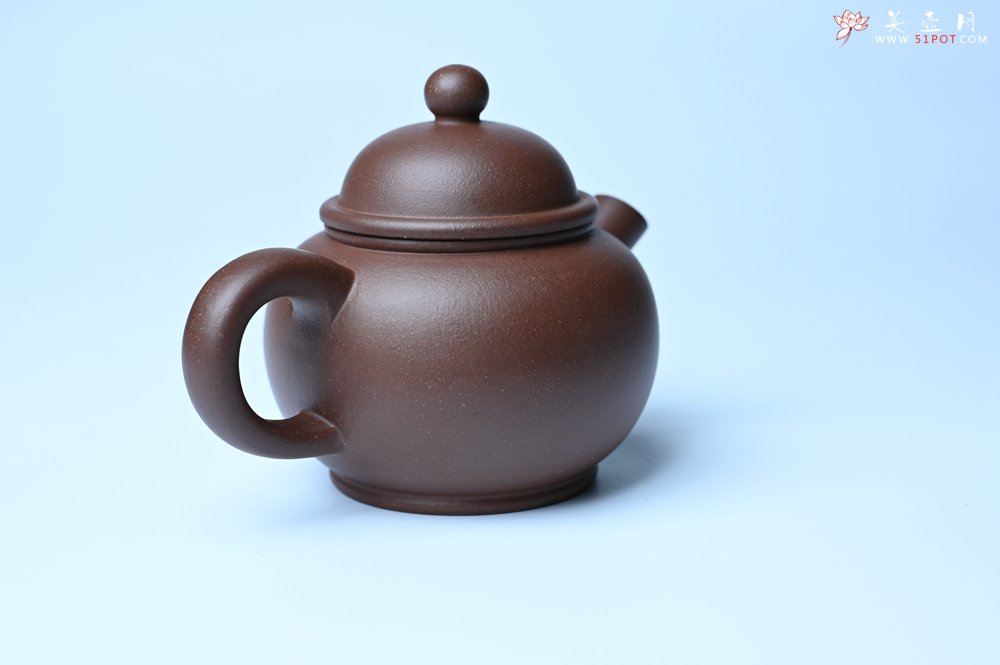 紫砂壶图片：美壶特惠 精致黑星红拼紫泥（家藏限量）大炮巨轮壶 球孔出水爽利 茶人醉爱 - 美壶网