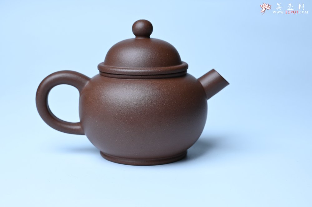 紫砂壶图片：美壶特惠 精致黑星红拼紫泥（家藏限量）大炮巨轮壶 球孔出水爽利 茶人醉爱 - 美壶网
