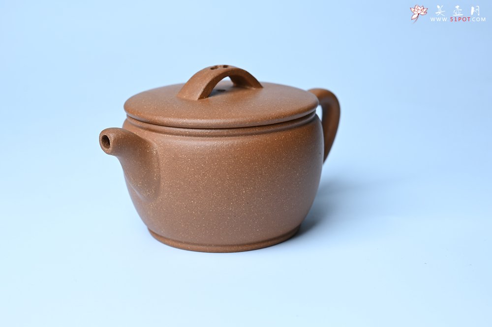 紫砂壶图片：美壶特惠 精致黄降坡泥汉瓦壶 茶人醉爱 - 美壶网