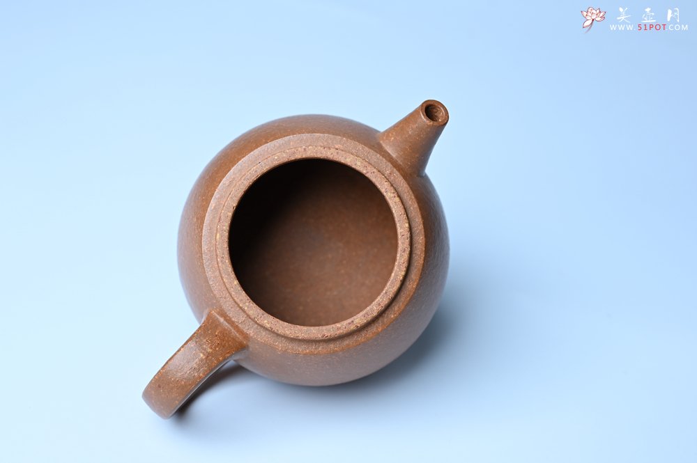 紫砂壶图片：美壶特惠 特好黄降坡泥巨轮珠紫砂壶 茶人醉爱 - 美壶网