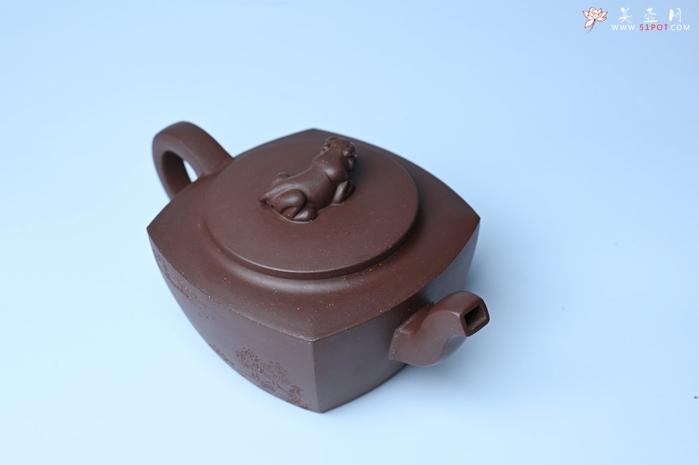 紫砂壶图片：美壶年底特惠 精工卧虎藏龙壶 难度大 茶人醉爱 - 美壶网